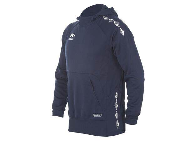 UMBRO UX-1 Hood Top jr Marine/Hv 164 Tøff teknisk hettegenser 
